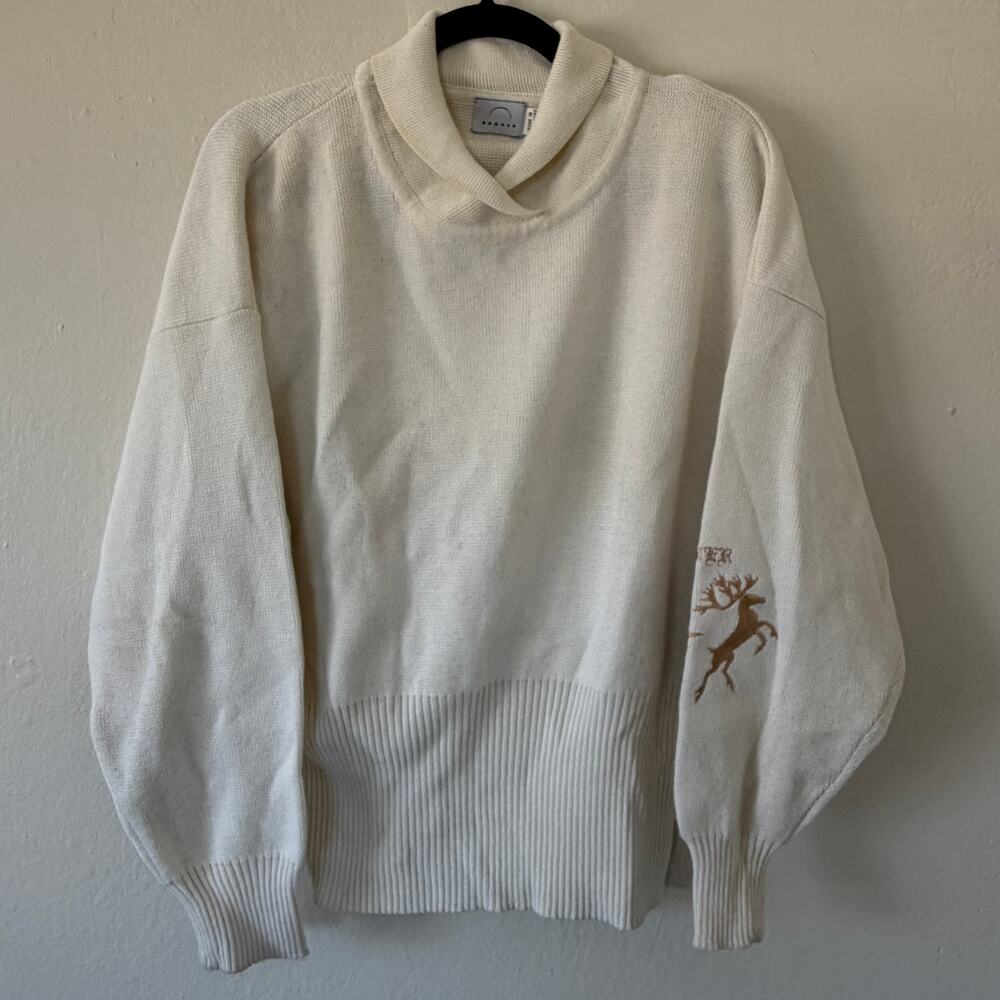 RARE Vintage Bogner cream sweater